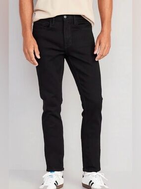 Old Navy Men's 360 Stretch Slim Fit Black Jeans